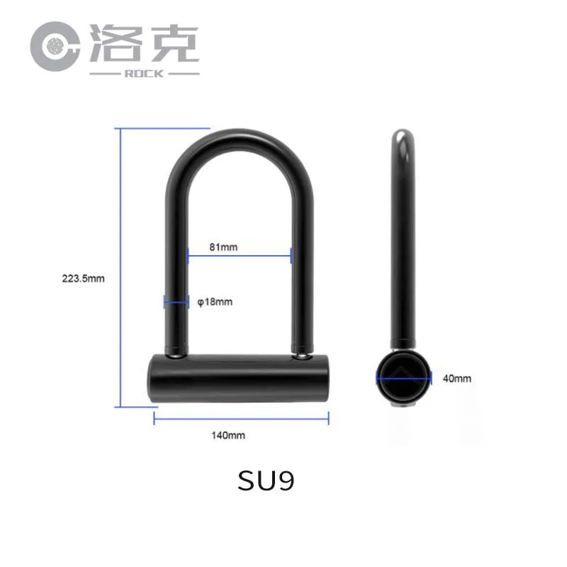 

ROCK SU9 Smart Fingerprint Lock Anti-Theft security door lock little Padlock lock with USB rechargeable for case home