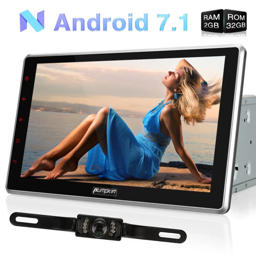 Capacitive Screen 2 Din 10 1 Android 7 1 Universal Car font b Radio b font