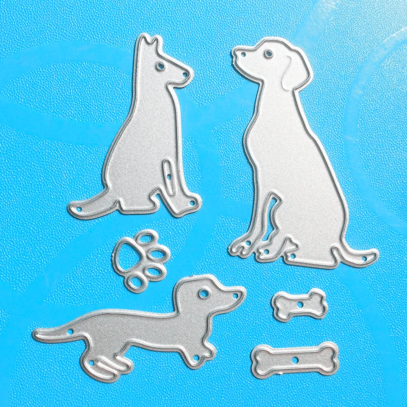 YLCD963 Собаки кости металлические режущие штампы для трафареты для скрапбукинга карточки-украшения для альбомов тиснение папка ремесло высечки формы