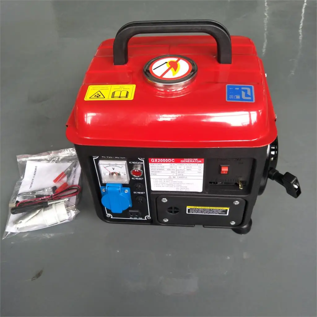 500W Watt 650W Watt 220V Volt Single Phase Two Stroke Small Portable Outdoor Household Gasoline Generator 500W Watt 650W Watt 220V Volt Single Phase Two Stroke Small Portable Outdoor Household Gasoline Generator