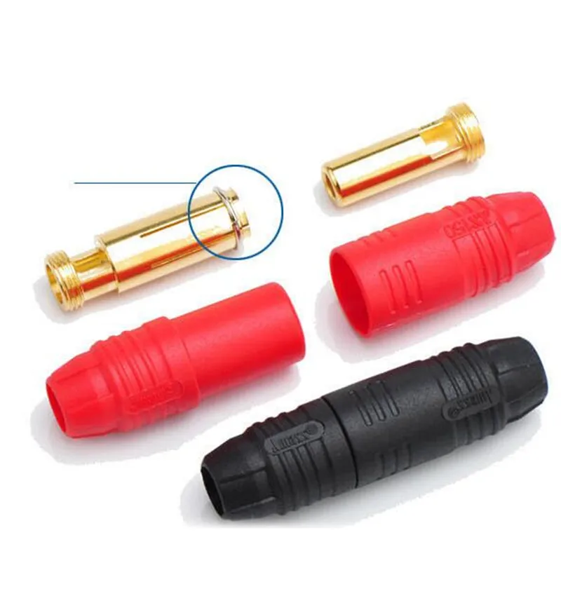 Female Bullet Connector Set for Lipo Battery Heavy Duty Lot 5 AMASS 8mm Male 