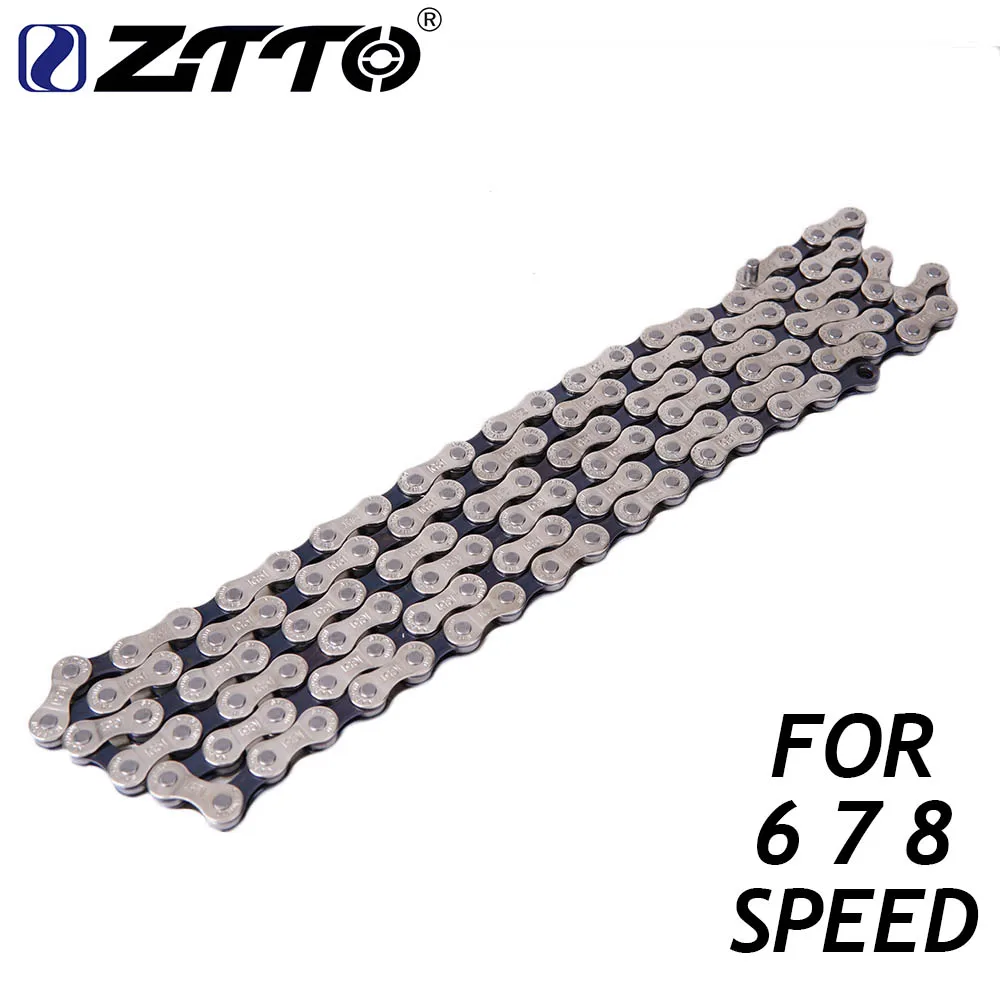 

ZTTO 8 Speed Bike Chain MTB Mountain/Road Bicycle Chains 6/7/8 Speed Parts High Quality Durable Chain for Shimano/SRAM System