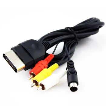 

AV Audio Video A/V + S-Video Cable Cord for Microsoft Xbox Console Video Gam