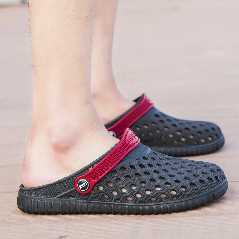 Sapato Feminino 2019 men Croc Shoes Men Band Sandals Summer Beach Water Swimming Mens Shoe