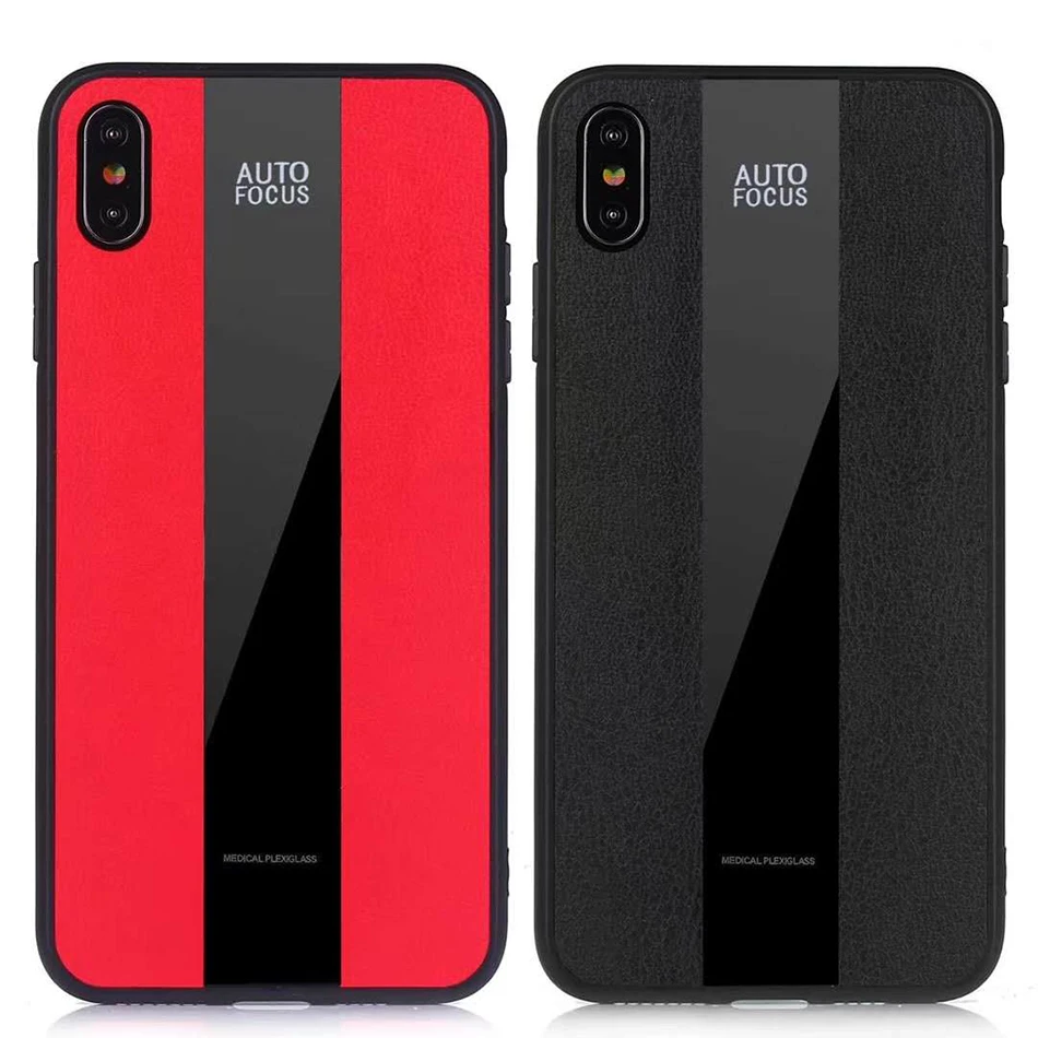 Fashionable Leather Mobile Phone Case for iPhone 6 7 8 6P 7P 8P X XS XR Back Cover |