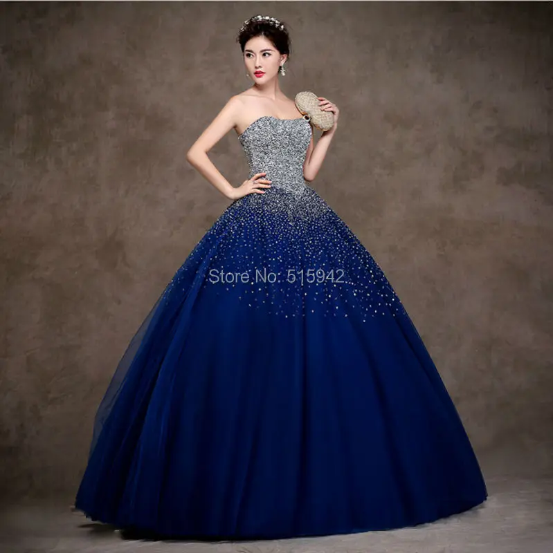 Blue Sweet 16 Dresses
