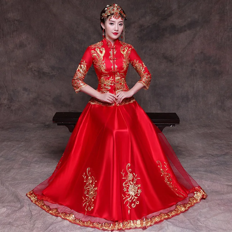 modern chinese wedding dress