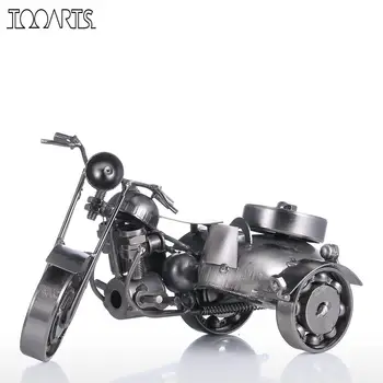 

Tooarts Iron Art Motorcycle Handicraft Metal Sculpture Modern Sculpture Crafts Artwork Favor Gift Home Decoration