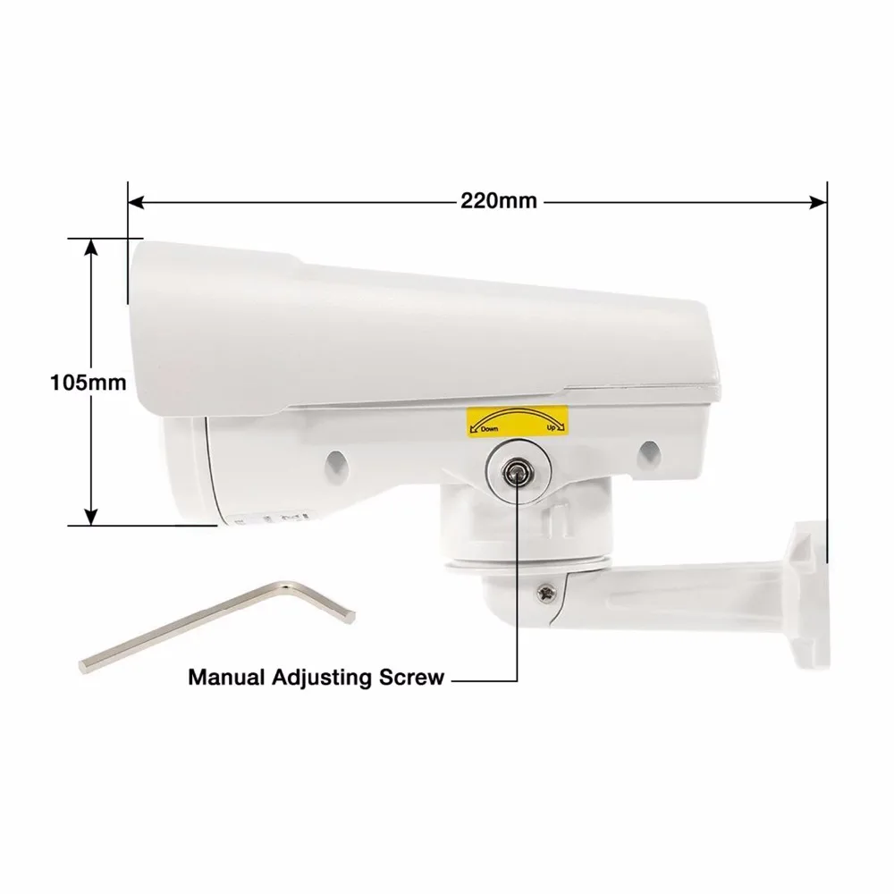 POE PTZ IP камера 5MP10x Zoom Bullet s IR 50 м Onvif P2P H.264/H265 совместимая 48 В HD NVR CCTV|Камеры