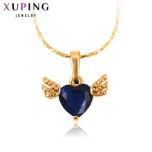 Xuping Роскошный кулон Изысканная имитация ювелирных изделий позолоченное Сердце Форма рождественские украшения подарок 31608