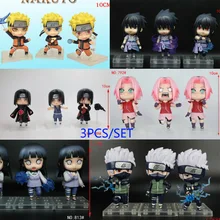 3PCS/lot Nendoroid Naruto Shippuden Uzumaki Naruto Gals Hyuuga Hinata Jiraiya Haruno Figurine Naruto PVC Itachi Figure 3PCS/lot Nendoroid Naruto Shippuden Uzumaki Naruto Gals Hyuuga Hinata Jiraiya Haruno Figurine Naruto PVC Itachi Figure
