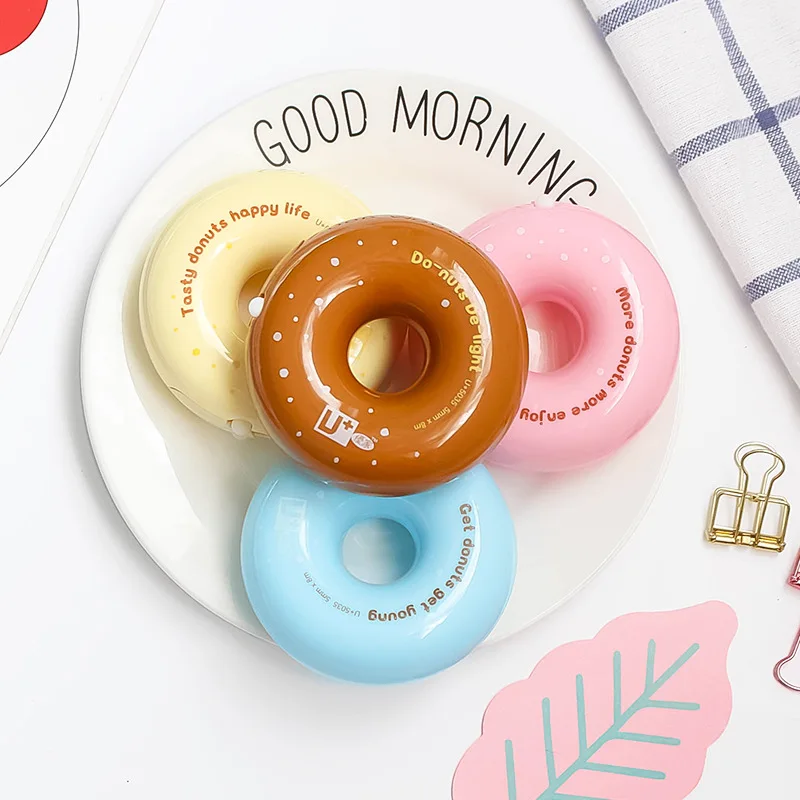 

Novelty Cute Donut Correction Tape Diary Stationery School Supply Hot Sale