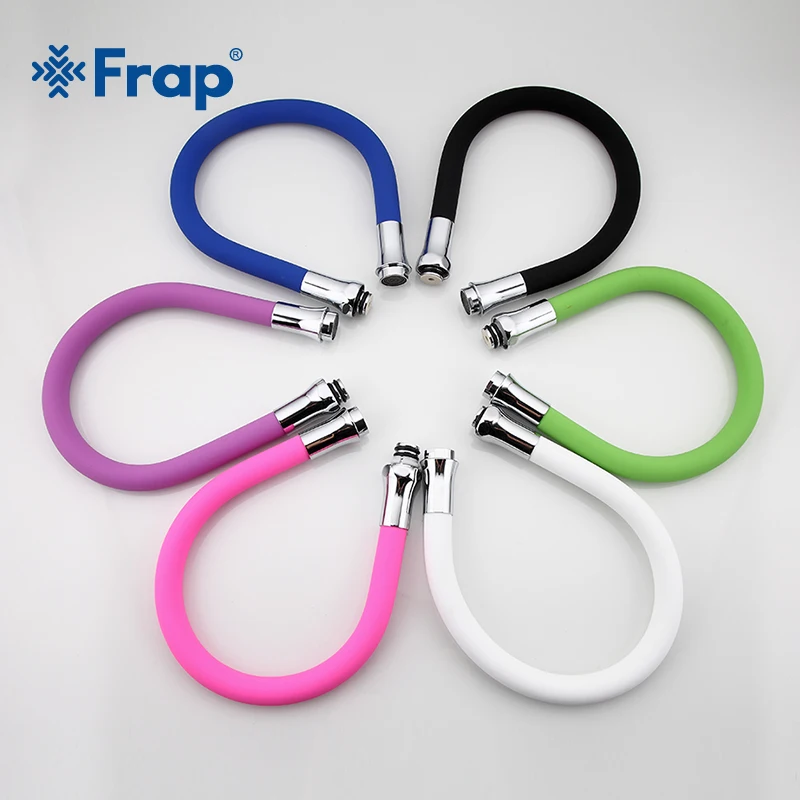 Frap جديد وصول متعددة اللون سيليكون أنبوب خرطوم مرن جميع اتجاه للمطبخ صنبور 6 الألوان المتاحة F7250 Frap جديد وصول متعددة اللون سيليكون أنبوب خرطوم مرن جميع اتجاه للمطبخ صنبور 6 الألوان المتاحة F7250