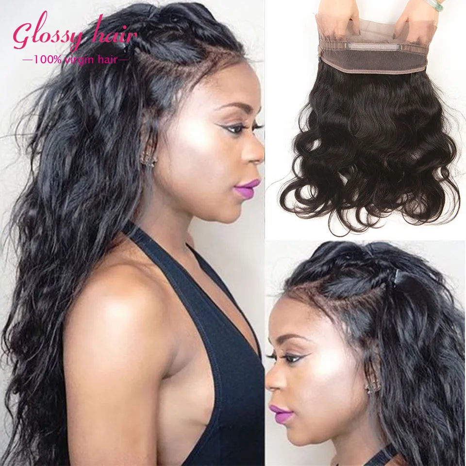 

peruvian body wave lace frontal human hair new style hair 360 lace frontal closure 8a unprocessed peruvian virgin hair body wave