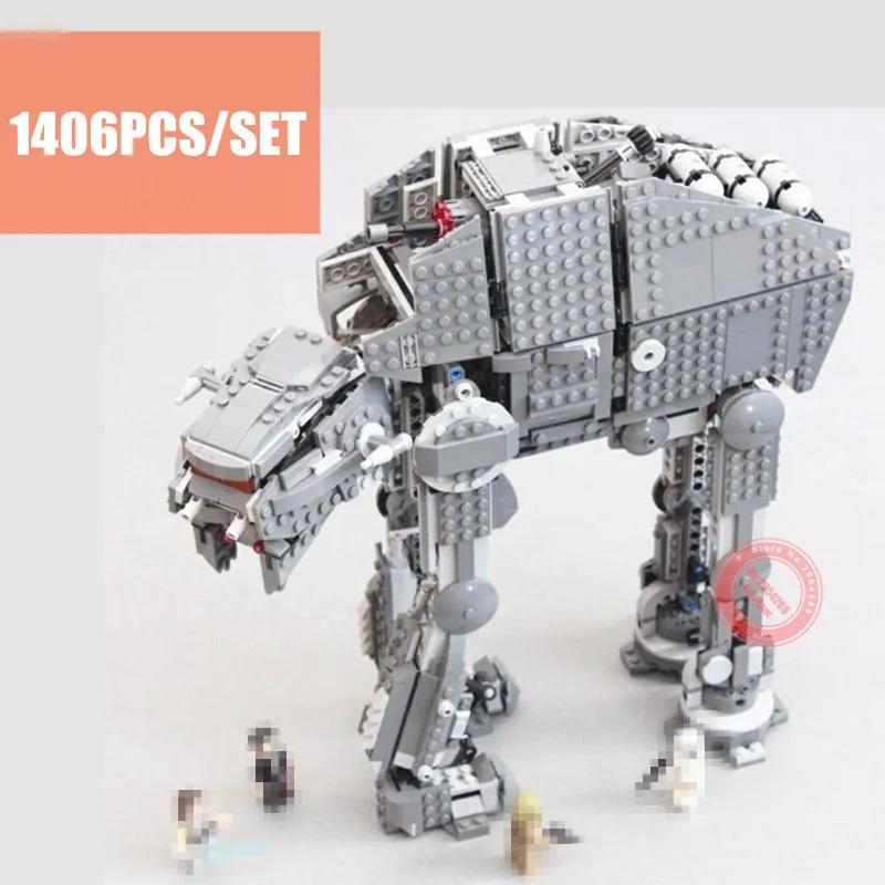 

New First Order Heavy Assault Walker Fit Legoings Star Wars Robot Fighter Figures Model Building Blocks Bricks Kid Toys Gift