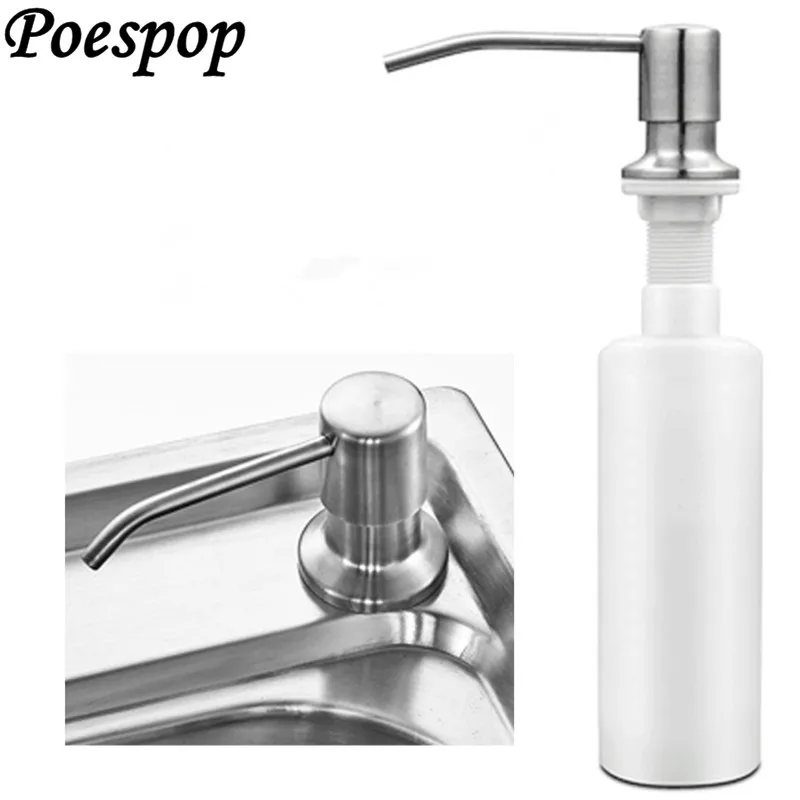 POSEPOP Bathroom Kitchen Liquid Soap Dispensers Plastic Bottle Kitchen