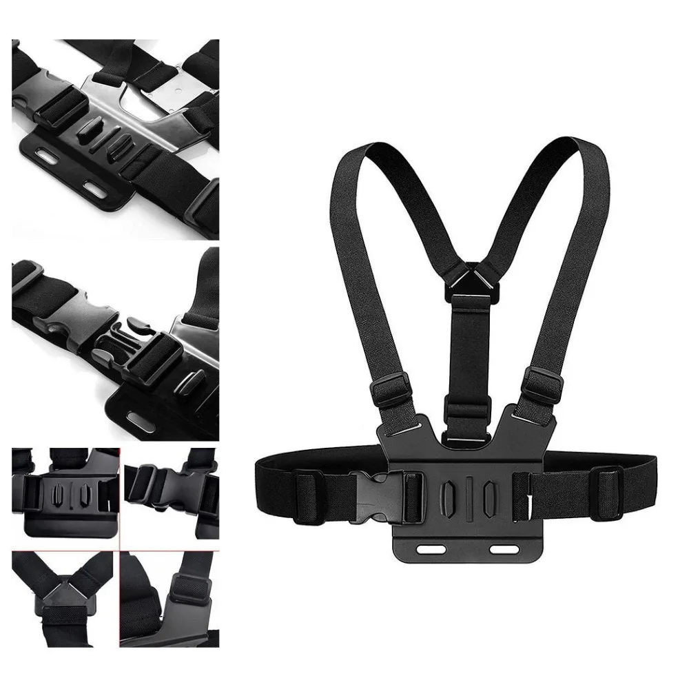 Kaliou Elastic Adjustable Chest Strap Mount Strap for Gopro 6 5 4 3+ 3 2 1 Xiaomi yi 4K Action Camera For SJCAM SJ4000