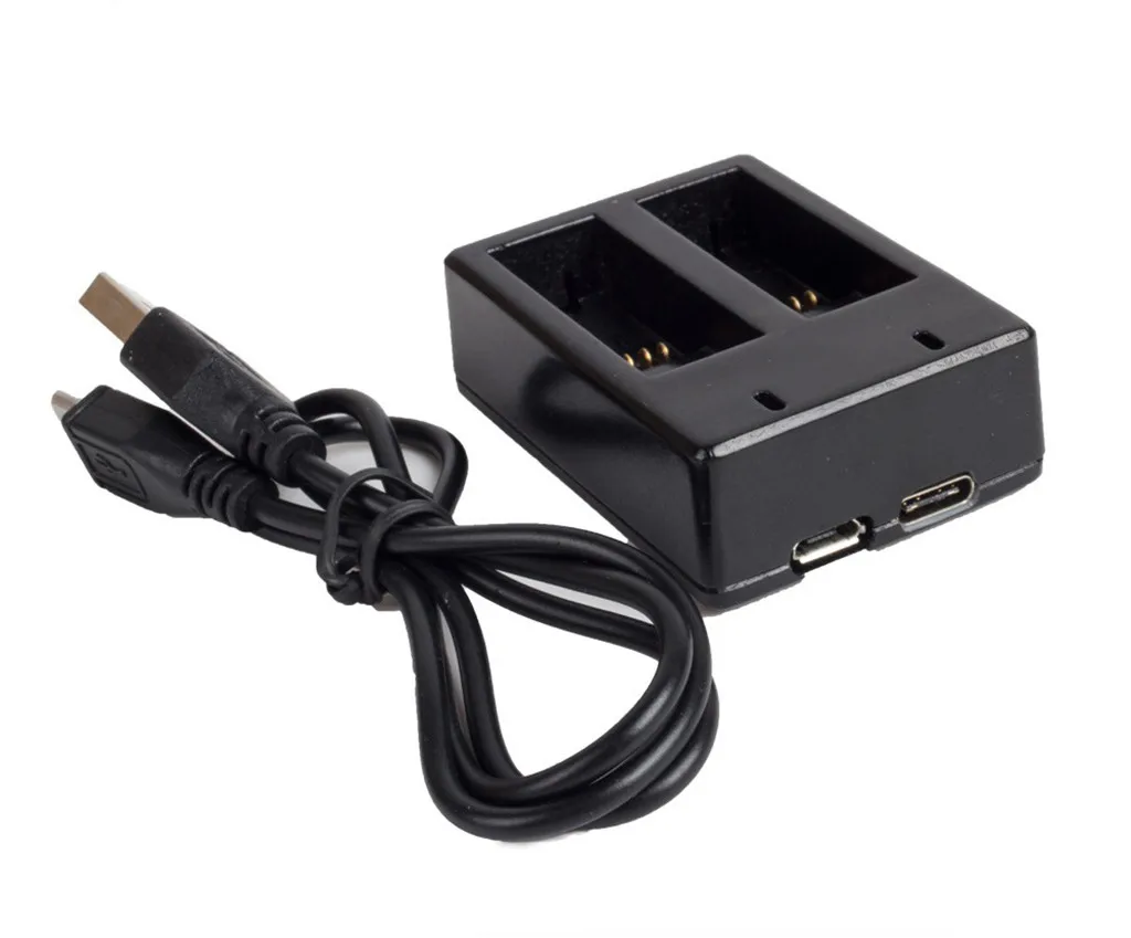 

2 In 1 Battery Charger Intelligent Charging Power Supply For DJI OSMO ACTION 4K Camera High Quality Stable Performance