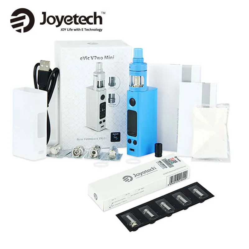 

Original Joyetech eVic VTwo Mini Vape Kit Electronic Cigarette w/ Cubis Pro Tank with 0.6ohm 5pcs BF Cubis Coil NO 18650 Battery