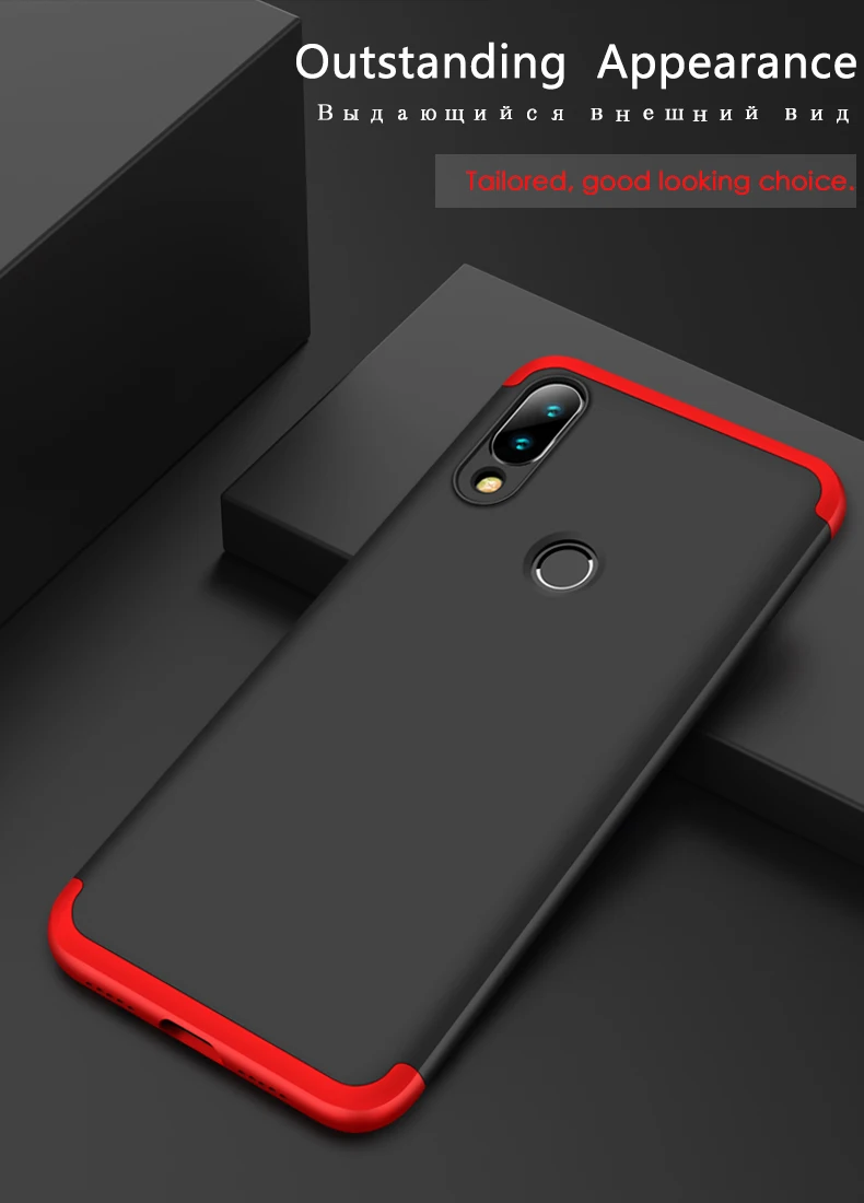 360 чехол с полной защитой для Xiaomi Redmi note 8 Pro 8T чехол противоударный жесткий PC матовый чехол для Redmi Note 8 Pro 8T чехол Findas