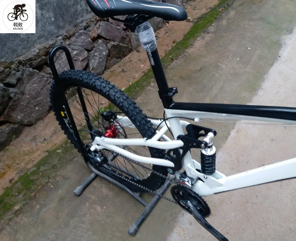 Flash Deal Kalosse  full suspension bicycle  30  speed Hydraulic brakes   M610   mountain bicycle Downhill DH mountain bike 26*2.35inch 6