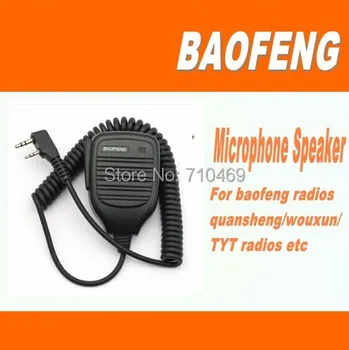 

Freeshipping+BAOFENG/pofung accessories microphone Speaker Mic for UV5R GT-3 bf888s UV-82L uv b5 TYT ham radio walkie talkie
