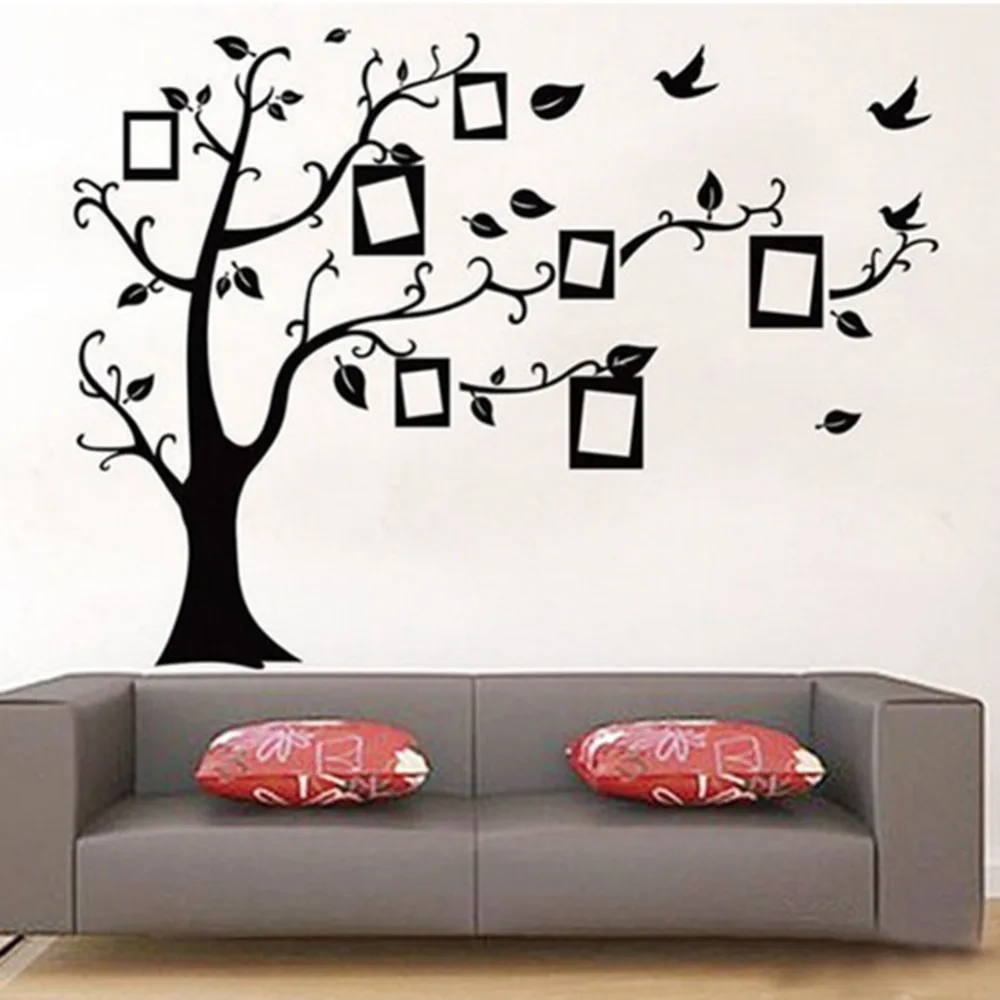 Photo Frame Wall Stickers Decorative Tree Wall Decals Decoration Wall