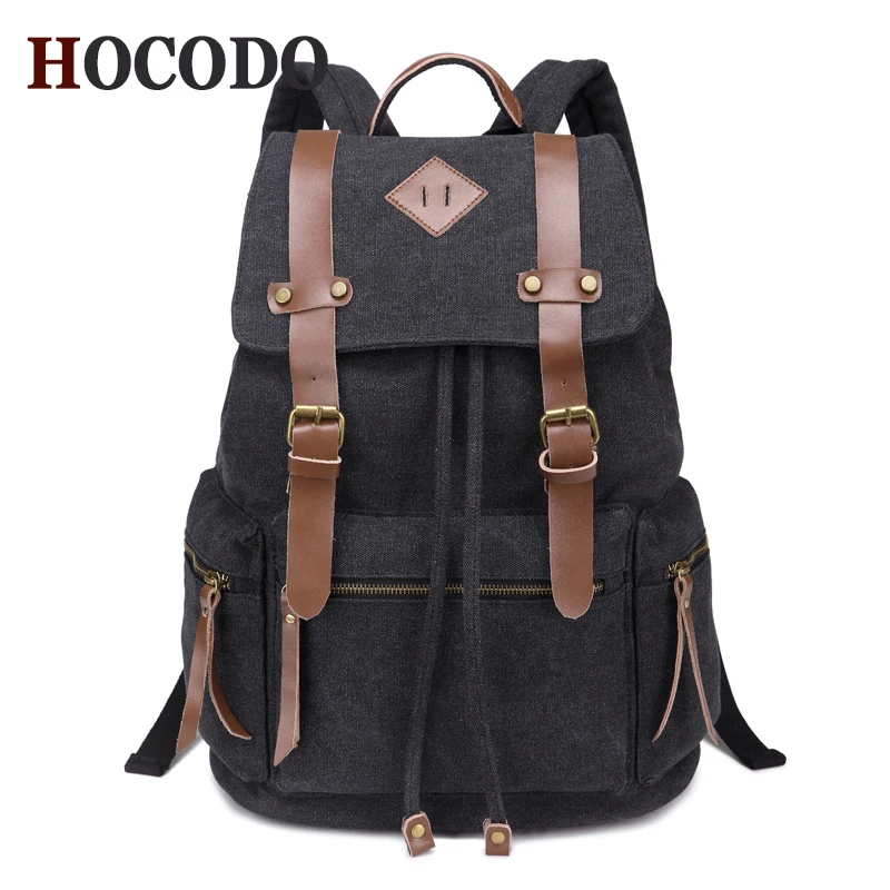 

HOCODO 2018 New Unisex School Bag Travel Bag Large Capacity Waterproof Backpack Men Computer Packsack Women Backpack bookbag