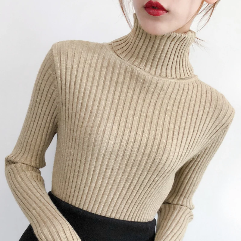 turtleneck female hedge qiu dong to take a more brief paragraph cultivate morality jersey render unlined upper garment | Женская одежда