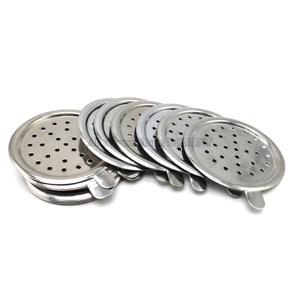 Silver Hookah Metal Screens Charcoal Holder For Shisha Hookahs Chicha Narguile DIY Accessories Club