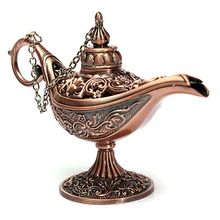 Из сказки Волшебная Лампа Алладина светильник чайник Genies лампа ретро-игрушка для домашнего декора украшения ремесла желаний печи
