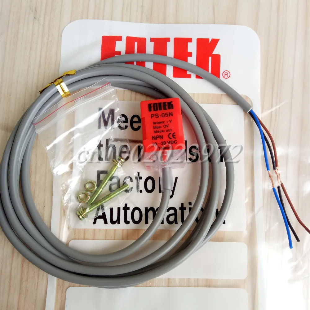 

10PCS PS-05N NPN FOTEK Inductive Proximity Switch Sensors 10-30VDC DC 3 Wire Sensing Distance 5mm New High Quality