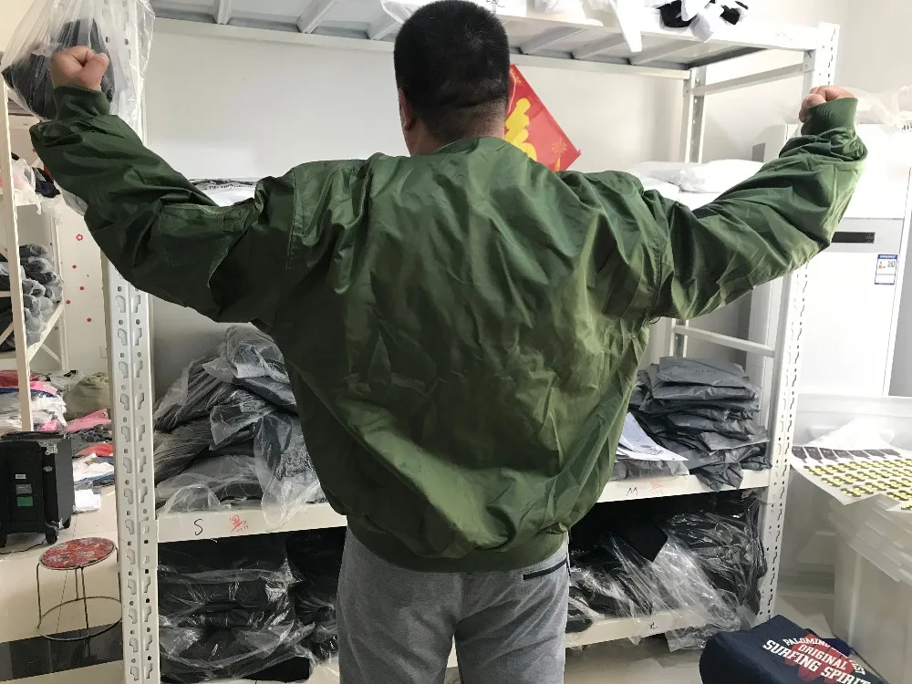 Заказной Ma1 бомбер тонкая Толстая куртка зимние куртки пилот Верхняя одежда Мужская армейская зеленая летная куртка европейские американские размеры