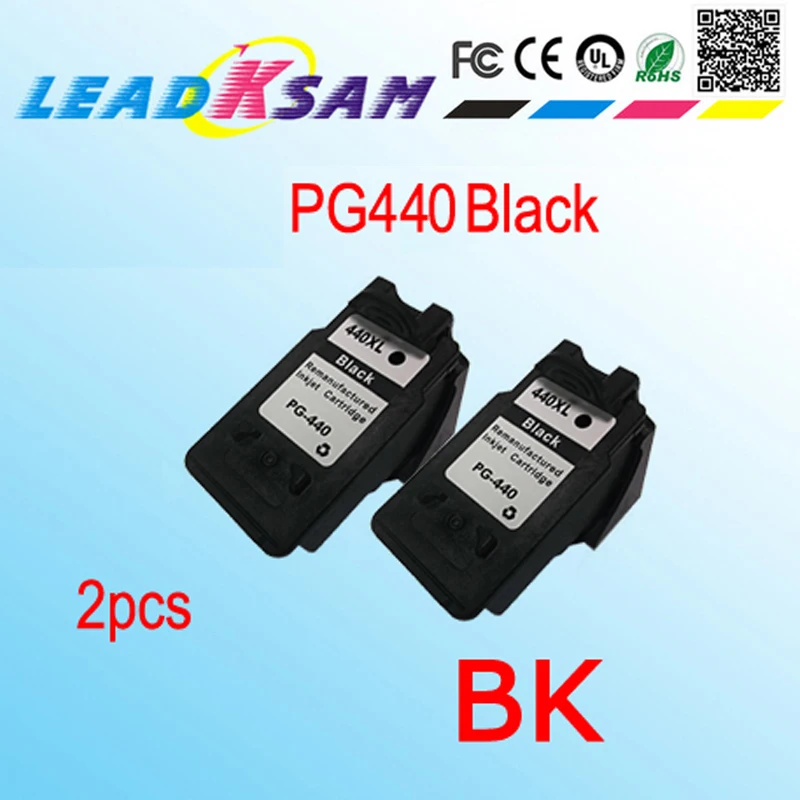 Замена картриджа с черными чернилами для Canon PG440 PG-440 MX394 MX434 MX454 MX524 MG2240 MG3540 MG4240 2 шт. |