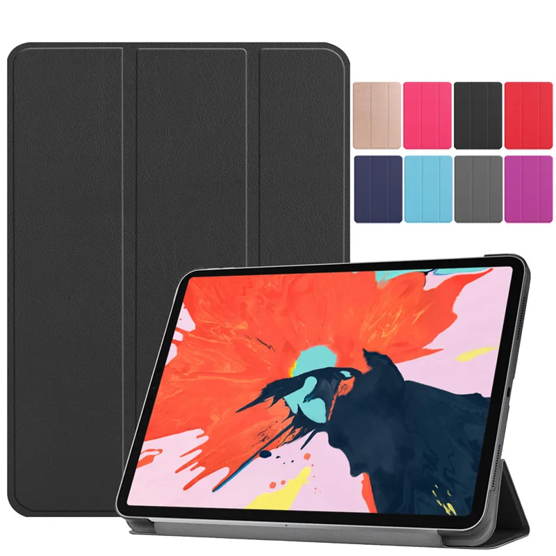Для IPad Pro 12 9 чехол 2018 Магнитная Беспроводная зарядка функция для Apple Pen Премиум PU