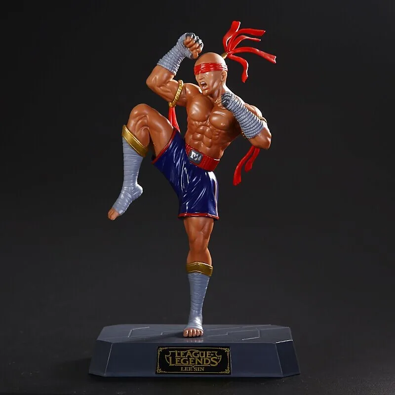 

19cm Action figure Lee Sin the Blind Monk lol game model toys for Animation collection and kid game gift