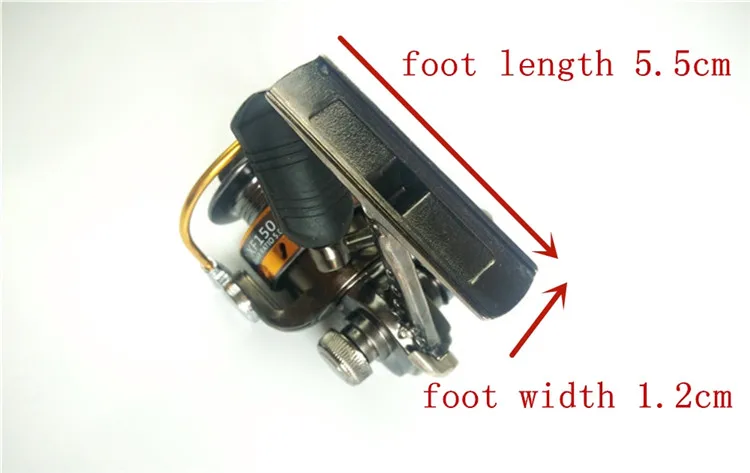 4 rolamentos de metal mini molinete de