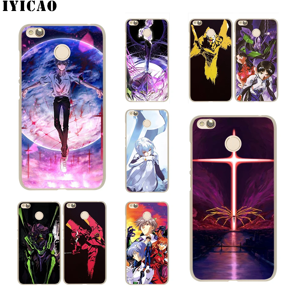 

IYICAO Genesis Evangelion Anime Hard Case for Xiaomi Mi 9 8 SE A2 Lite A1 pocophone f1 5X 5S 6 6X MIX 2S MAX 3 MiA1 MiA2