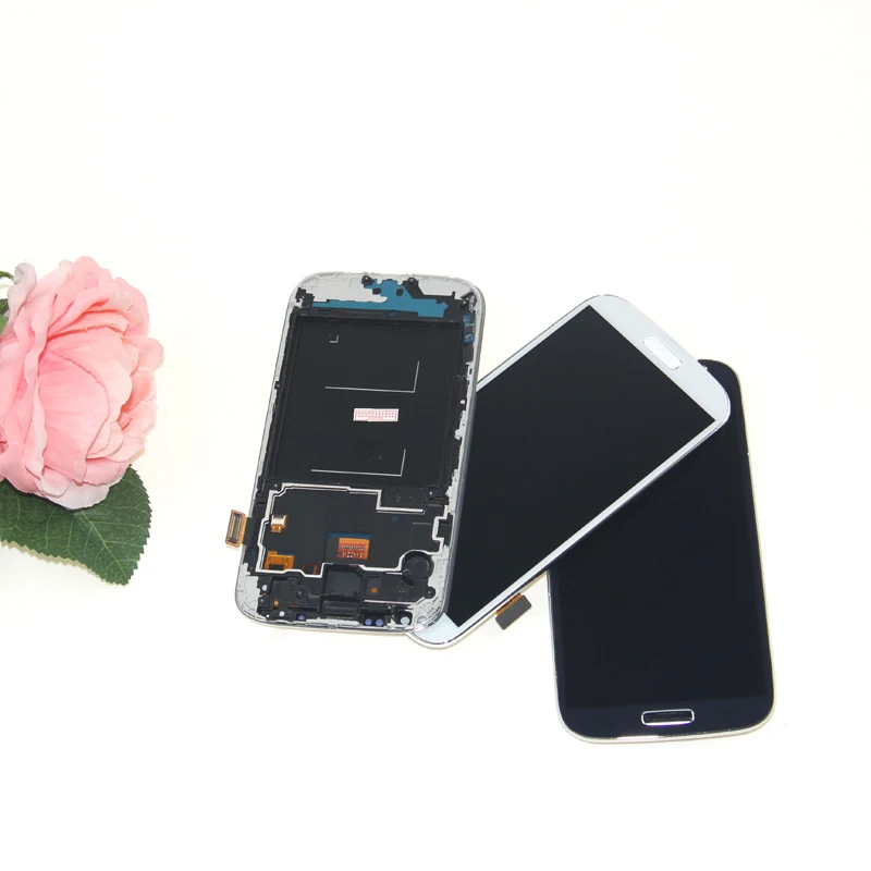 Для Samsung Galaxy s4 Gt-i9500 i9505 i337 ЖК-дисплей сенсорный экран дигитайзер сборка синий