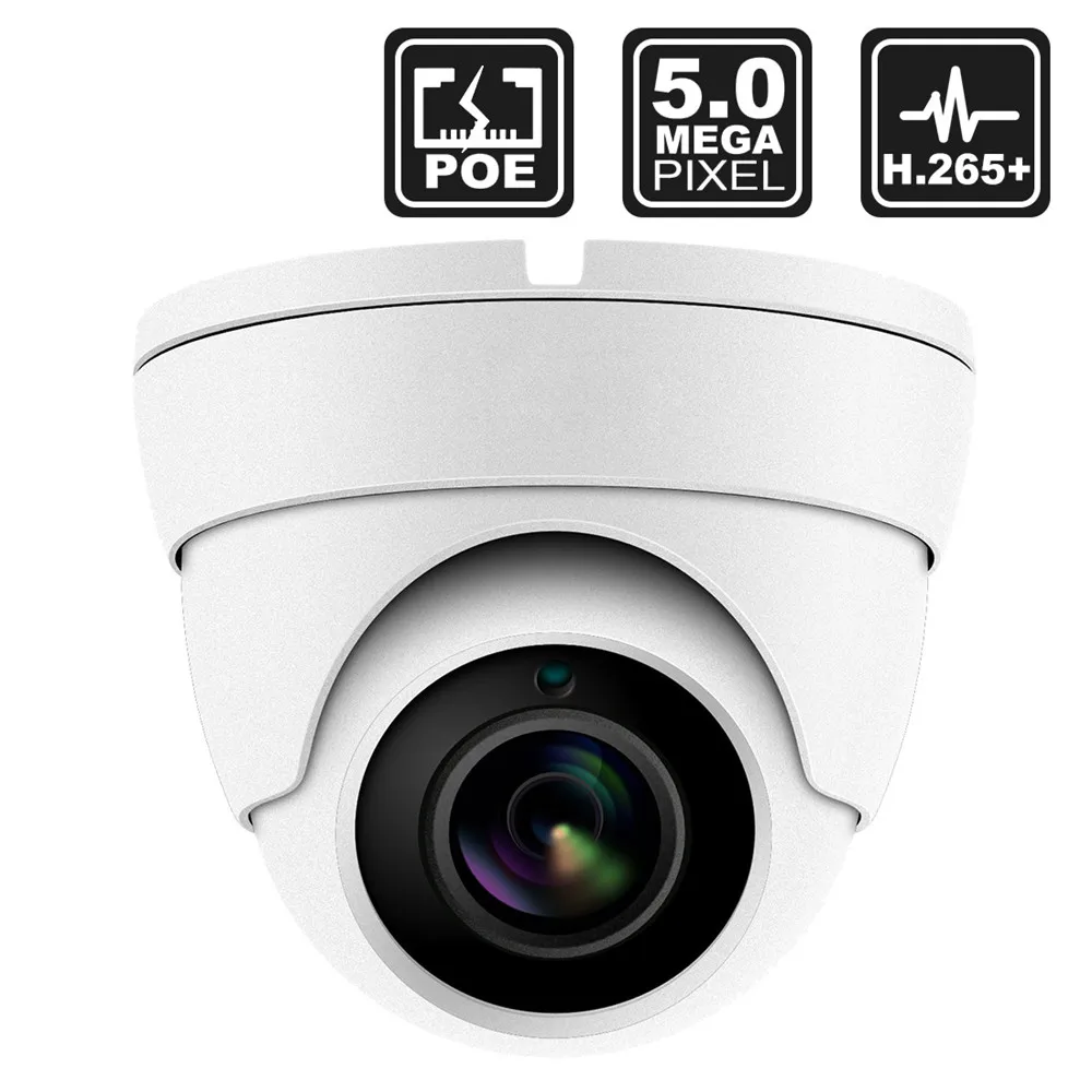 Anpviz(Hikvision совместимый) 5MP купольная PO ip-камера для дома/улицы безопасности H.265 ночного видения IP66 CCTV видео веб-камера видеонаблюдения