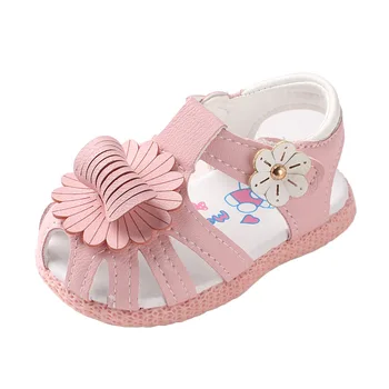 

Kids Girls Baby Sandals Shoes Children Summer Princess Soft Bottom Sneakers Fashion Toddler Non-slip Shoes Beach Sandals