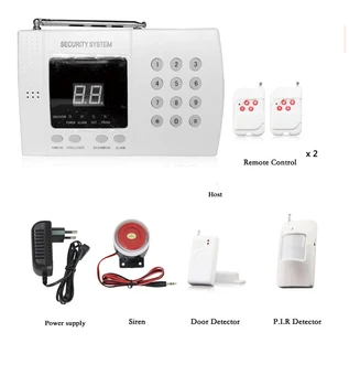 

Screen GSM Alarm System Wireless Detector Digital Infrared Detector