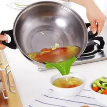 Креативный силиконовый Слип-он жёлоб для бетонной смеси для чаш, кастрюль и сковородок бесплатно легко заливать кухонный инструмент LX1802