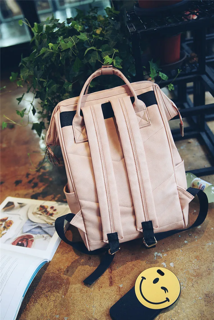Fashion Mummy Diaper Bag Backpack Leather Waterproof Maternity Nappy Bag Large Capacity Travel Mother Handbag For Mom Baby Care (38)