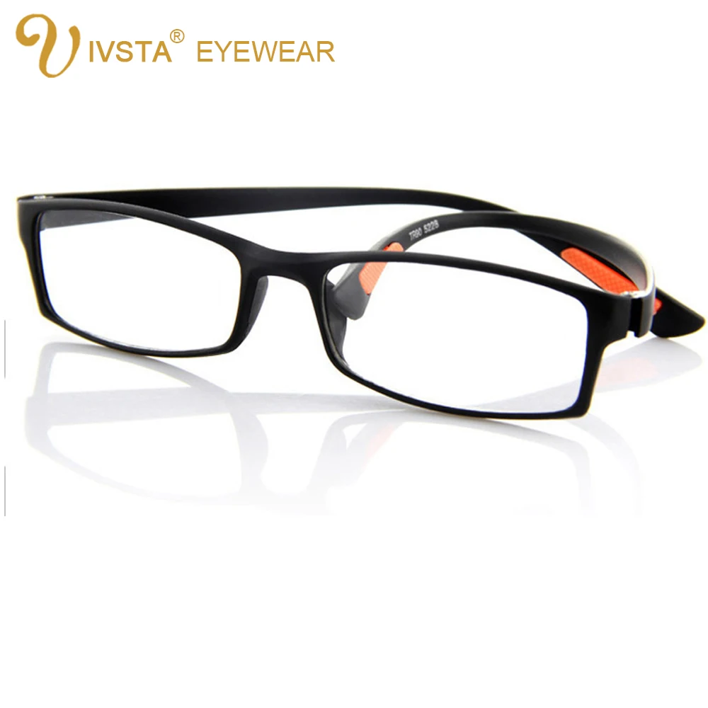 

IVSTA Flexible TR90 Plastic Titanium Reading Glasses for sight Men +3.5 Bendable Women +400 Lense olds gift Presbyopic 8001