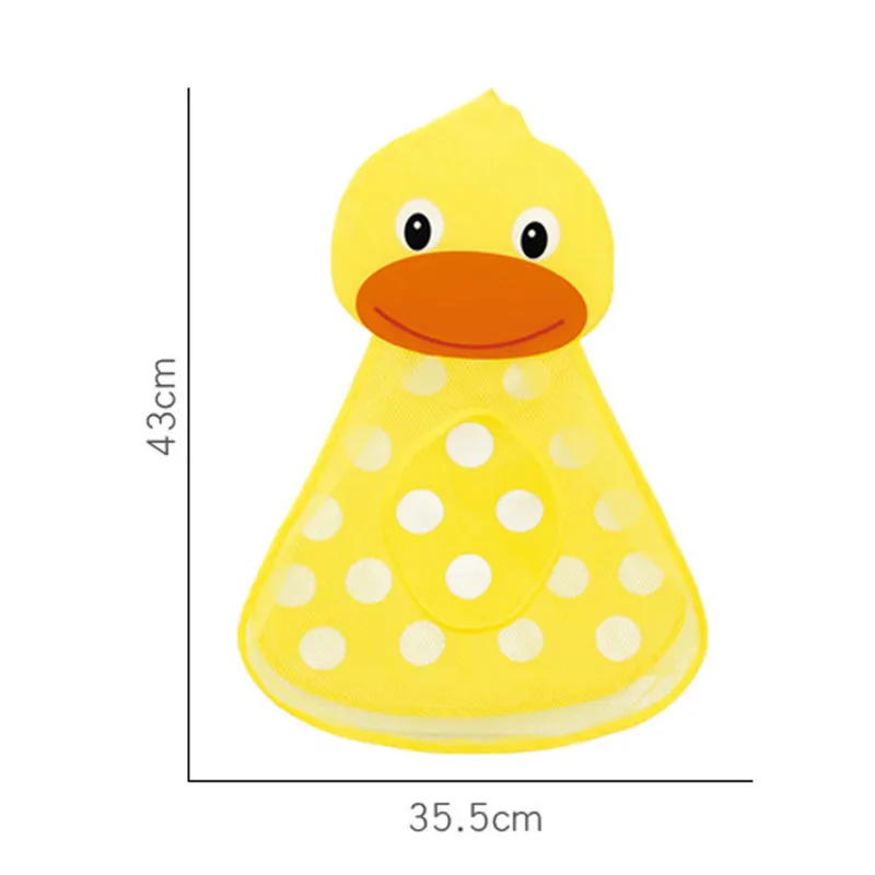 Baby Bathtub Bathing Water Toys Cartoon Mesh Storage Bag Bathroom Fun Bath Toys Organizer Bag for Children