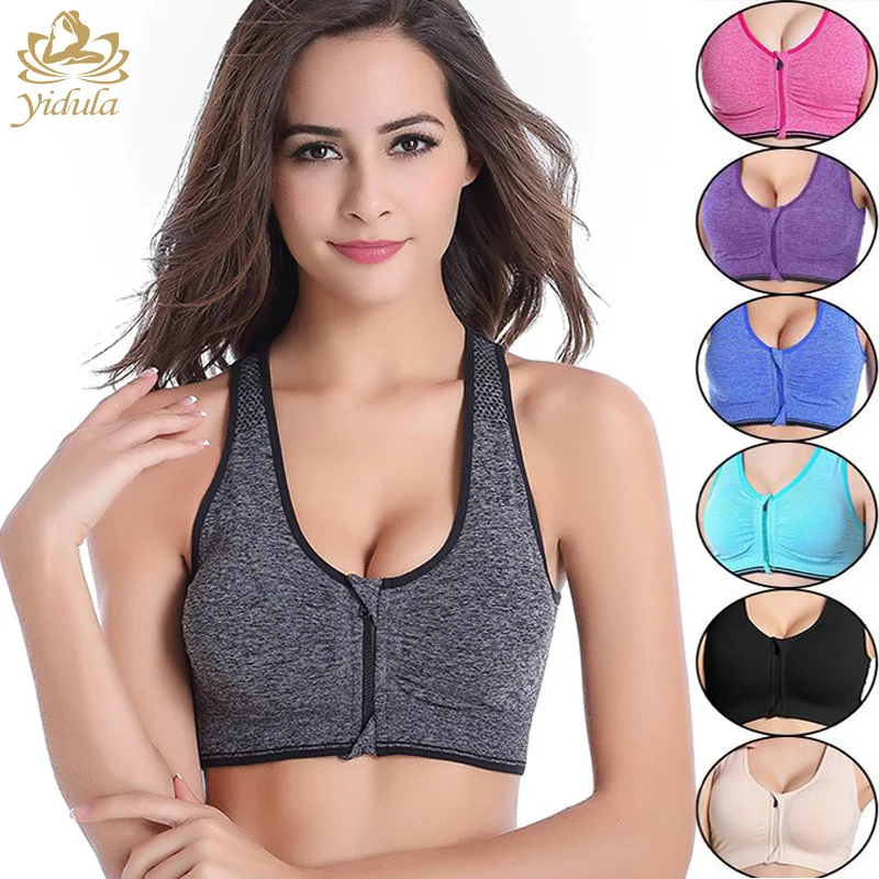 Buy Women yoga Fitness Bra Shockproof Push Up Bra