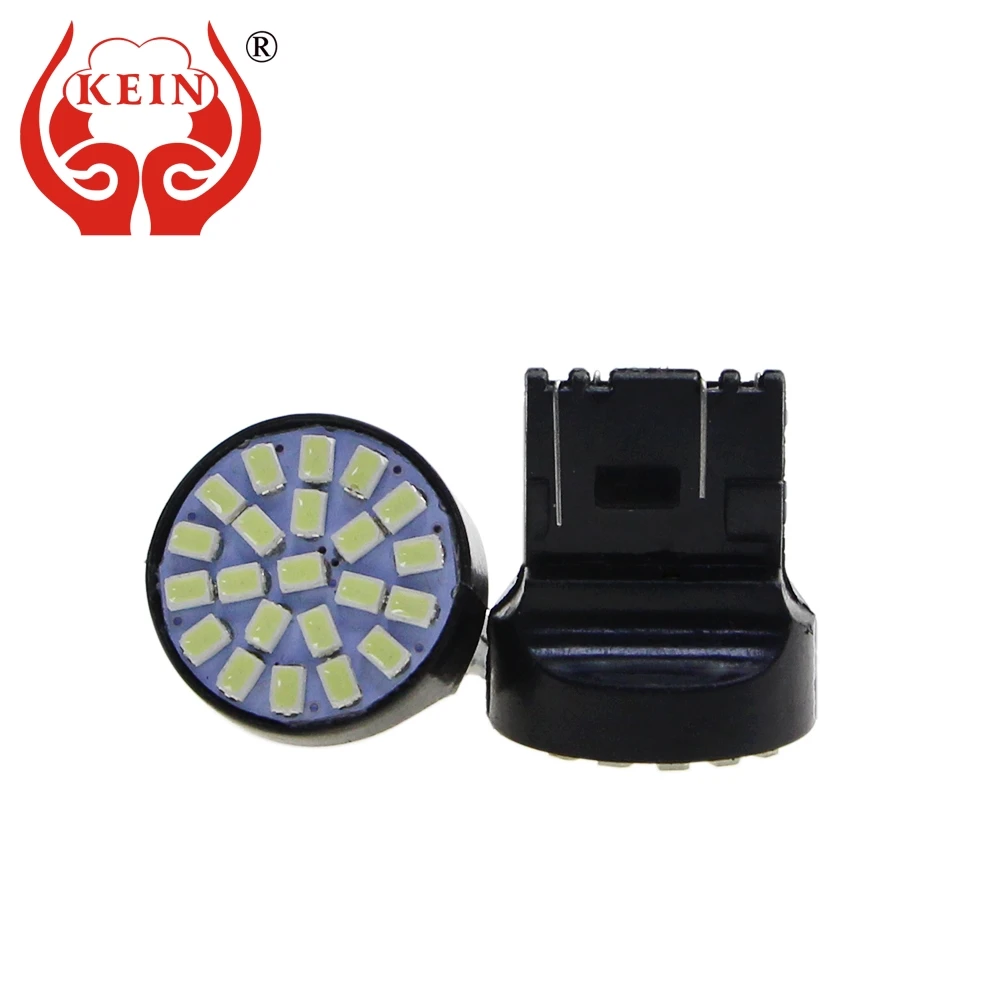 

KEIN 10PCS T20 LED Car Bulb 7443 W21/5W 580 22smd 3020 12V Auto signal Brake Parking Stop Lights Lamp for Toyota Camry 2007-2011