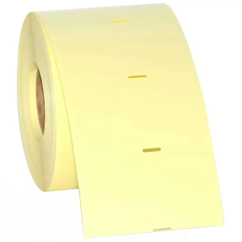 Transparency PET Adhesive label rolls 100 x 50 mm (500 labels) transparent barcode stickers ribbon required | Канцтовары для офиса