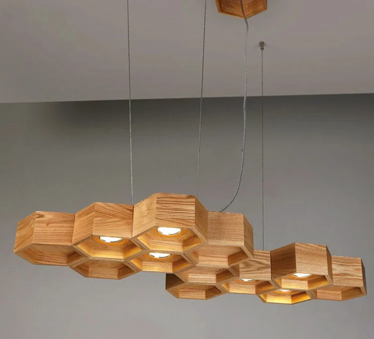 WOOD PENDANT LAMP 15